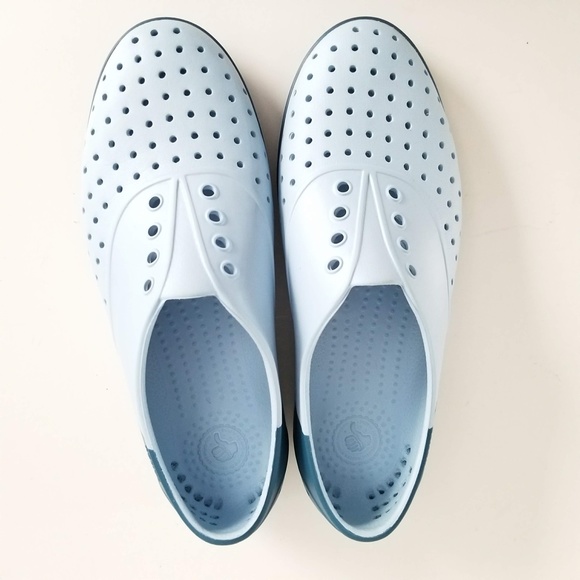 NATIVE Keep It Lite Slip On Shoes Blue Flat Womens - Picture 9 of 15